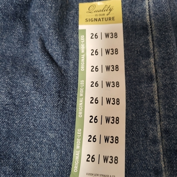 Signature by Levi Strauss Orginal Wide-Leg Jeans Size 26 - Picture 5 of 9
